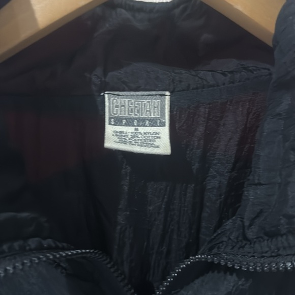 Vintage Cheetah red black workout windbreaker - Picture 4 of 8